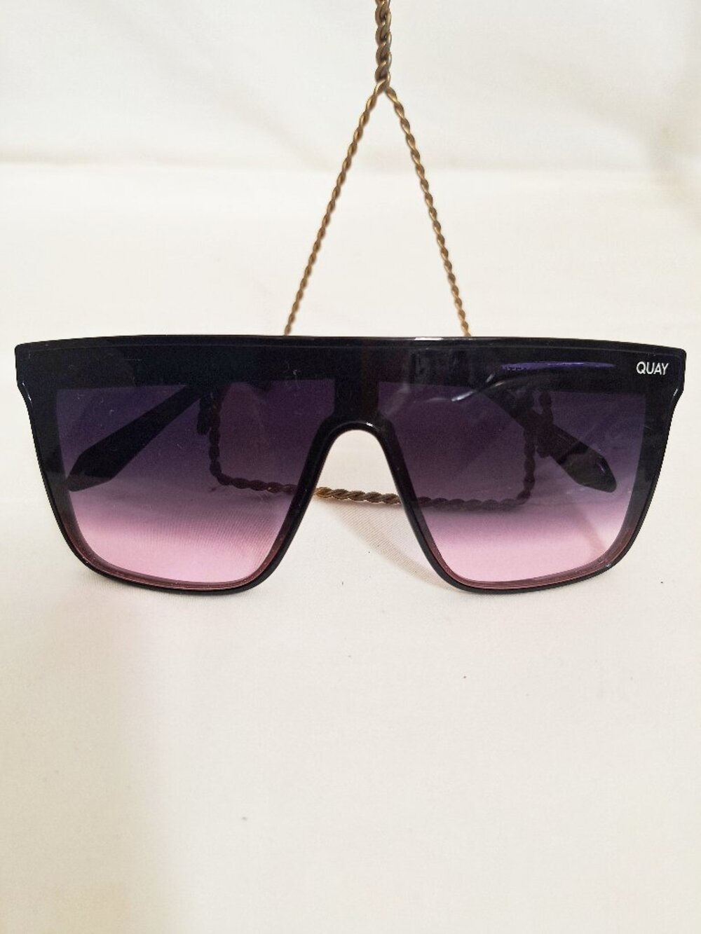 Quay Shield Sunglasses NIGHTFALL Oversized Polarized 1212